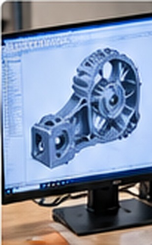 Engineer working on a 3D model / engineering design