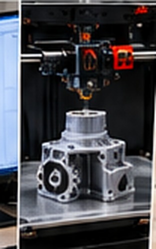 3D printer creating a prototype